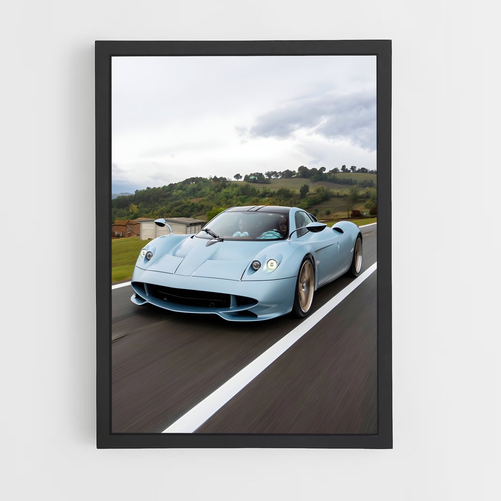 Poster Huayra codalunga majestueux – affiche Pagani (vue 2)